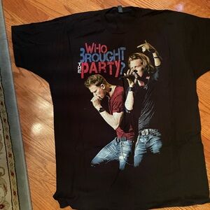 Men's Black Graphic T-Shirt Florida Georgia Line size Xl